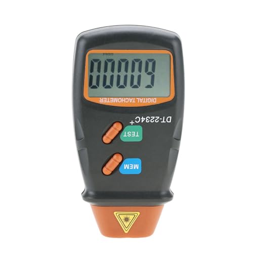 Svkmuuiyg Handheld digitales Foto -Tachometer, dt - 2234c+ nicht -Kontakte digitale LCD Foto Tachometer Mini U/min Tester Meter Meter von SVKMuuiYG