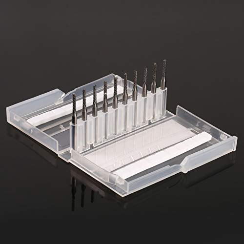 Svkmuuiyg carbide burr set sterle bit, 10pcs 2mm Endmühle Gravurbits Schnitzbohrer SMT CNC -Leiterschneider Svkmuuiyg carbide burr set sterle bit, 10pcs 2mm Endmühle Gravurbits Schnitzbohrer SMT CNC -Leiterschneider von SVKMuuiYG