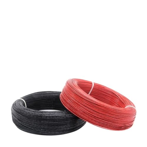 SVKVBNLNGK 1 M Schwarz Rot UL1332 PTFE Draht 30 28 26 24 22 20 18 16 14 13 12 11 10AWG FEP Isolierte Verzinnten kupfer Kabel for 3D Drucker Draht(4,1M_11AWG) von SVKVBNLNGK
