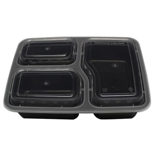 SVKVBNLNGK 10 Stück Mikrowellen-Mahlzeiten-Vorbereitungsbehälter for 3 Fächern, Frischhalteboxen, stapelbar, Bento-Lunchboxen for die Schule und unterwegs Lunch-Box SVKVBNLNGK 10 Stück Mikrowellen-Mahlzeiten-Vorbereitungsbehälter for 3 Fächern, Frischhalteboxen, stapelbar, Bento-Lunchboxen for die Schule und unterwegs Lunch-Box von SVKVBNLNGK
