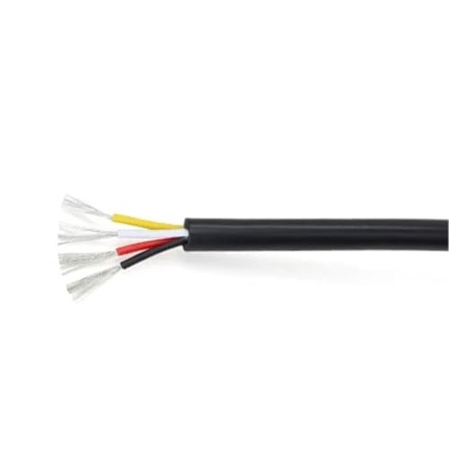 SVKVBNLNGK 10 m UL2464 Mehradriges Kabel 30 28 26 24 22 20 18 16 AWG/2 3 4 5 6 7 8 9 Kerne Kanal-Audio-Stromkabel Ummantelte Drähte Draht(4 Cores,10 METERS_28AWG) von SVKVBNLNGK