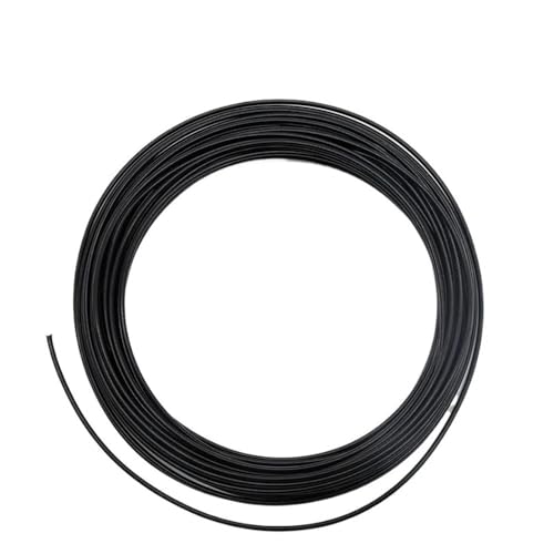 SVKVBNLNGK 10M versilberter PTFE-Draht FEP-isoliert, mehrere Farben, 30 AWG – 20, DIY-OFC-Kupferkabel for 3D-Drucker Draht(Black,10 METERS_22AWG 1.2MM SQ0.35) von SVKVBNLNGK