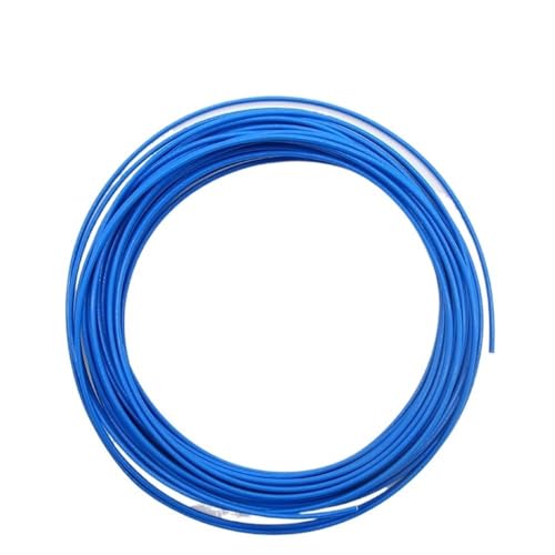 SVKVBNLNGK 10M versilberter PTFE-Draht FEP-isoliert, mehrere Farben, 30 AWG – 20, DIY-OFC-Kupferkabel for 3D-Drucker Draht(Blue,10 METERS_24AWG 1.1MM SQ0.2) von SVKVBNLNGK