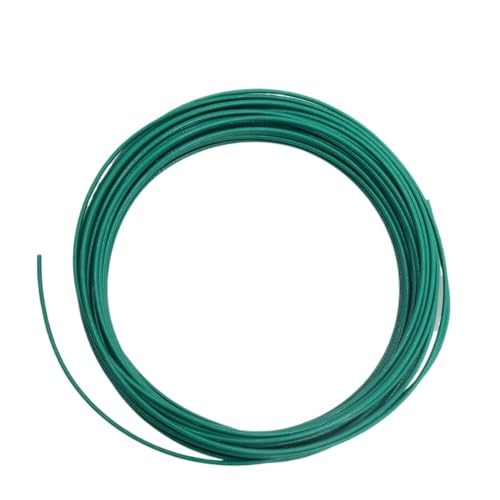 SVKVBNLNGK 10M versilberter PTFE-Draht FEP-isoliert, mehrere Farben, 30 AWG – 20, DIY-OFC-Kupferkabel for 3D-Drucker Draht(G,10 METERS_24AWG 1.1MM SQ0.2) von SVKVBNLNGK