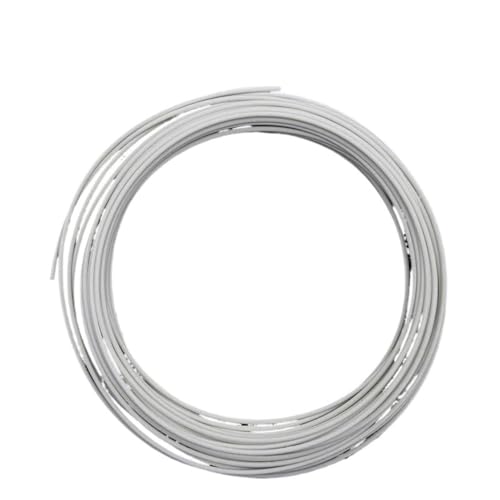 SVKVBNLNGK 10M versilberter PTFE-Draht FEP-isoliert, mehrere Farben, 30 AWG – 20, DIY-OFC-Kupferkabel for 3D-Drucker Draht(White,10 METERS_30AWG 0.68MM SQ0.06) von SVKVBNLNGK