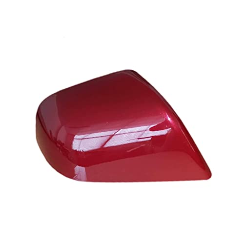 SVKVBNLNGK 2 stücke Auto Seite Rückansicht Spiegelabdeckung Shell Cap Gehäuse Ersatzteile for Tesla Fit for Modell 3 2016 2017 2018 2019 2020 Beheiztes Außenspiegelglas(Red) von SVKVBNLNGK