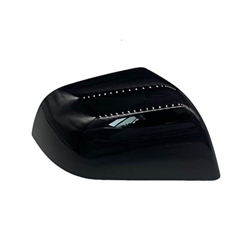 SVKVBNLNGK 2 stücke Auto Seite Rückansicht Spiegelabdeckung Shell Cap Gehäuse Ersatzteile for Tesla Fit for Modell 3 2016 2017 2018 2019 2020 Beheiztes Außenspiegelglas(schwarz) von SVKVBNLNGK