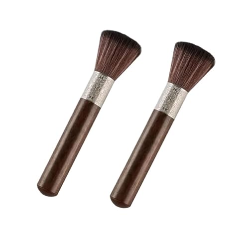 SVKVBNLNGK 2 stücke Ebenholz Espresso Kaffeepulver Waschbürste for Kaffeefilter Maker Reinigung Grinder Cafe Werkzeuge Barista Zubehör Reinigungsbürste für Kaffeemaschinen(2pcs) von SVKVBNLNGK