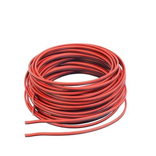 SVKVBNLNGK 22AWG Elektrokabel, 2-poliges Verlängerungskabel, verzinntes Kupferkabel, 300 V, for Auto, LKW, Motorrad, LED-Lichtleiste, Stromversorgung, 5 m/20 m Draht(10m) von SVKVBNLNGK