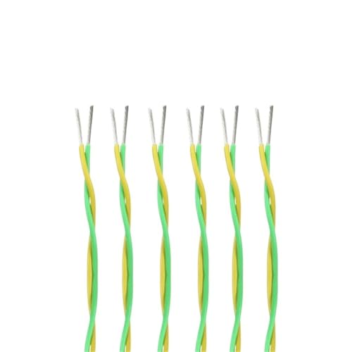 SVKVBNLNGK 2pins PTFE Draht FEP Isolierte 26 24 22 20 18 17 15 13AWG AFS200 DIY Twised Pair Elektronische Signal Kupfer Kabel Draht(A 5ML,10 METERS_24AWG (0.2MM2)) von SVKVBNLNGK