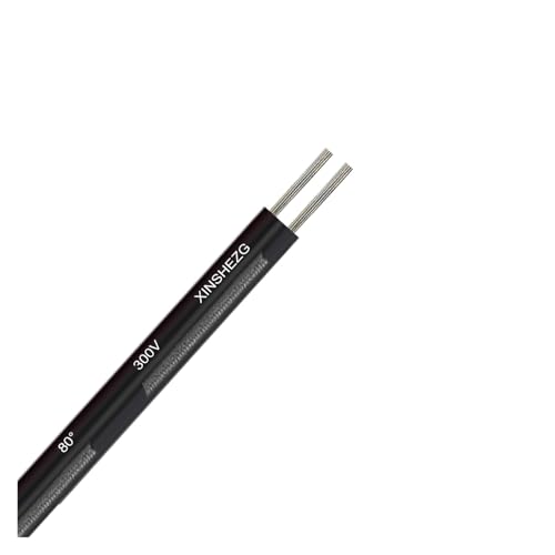 SVKVBNLNGK 5 m/10 m/20 m 2-poliges 12-V-Elektrokabel, verzinntes Kupferkabel, 2 Adern, isoliertes PVC-Verlängerungskabel for LED-Streifen, 20 22 18 AWG-Draht Draht(2 Pin Black,10M_22 AWG) von SVKVBNLNGK