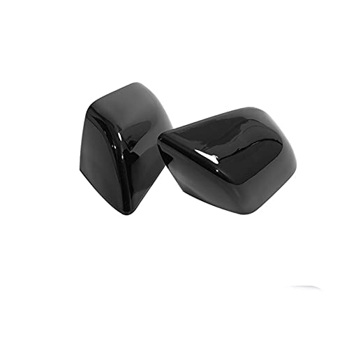 SVKVBNLNGK Auto Rückspiegel Coverccesories Spiegelabdeckung Abs Kohlefaser Fit for Tesla Fit for Modell DREI 1 Paar Fit for Tesla Fit for Modell 3 2017-2021 Beheiztes Außenspiegelglas(1 Pair Black) von SVKVBNLNGK