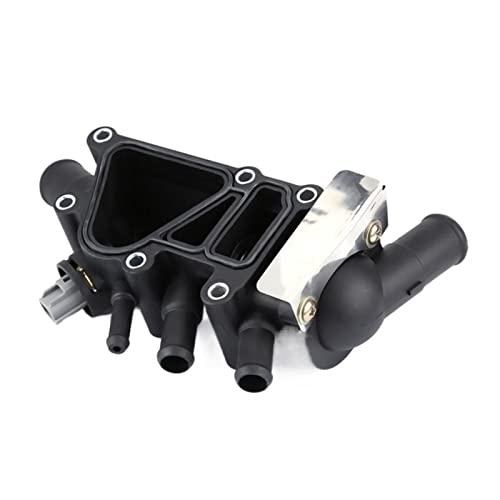 SVKVBNLNGK Auto-Thermostat-Gehäuse-Motorkühlmittel-Thermostatgehäusesensor Xs6E8A586AG. Kompatibel for Ford Ka. Kompatibel for Fiesta Thermostatteile von SVKVBNLNGK