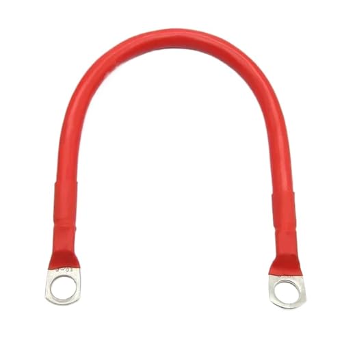 SVKVBNLNGK Batterie-Wechselrichterkabel RV Reines Kupferkabel 8 6 4 AWG for M8 verzinntem Kupferkabelschuh Solarsystem-UPS-Autoanschlusskabel Draht(4,60CM_4AWG) von SVKVBNLNGK