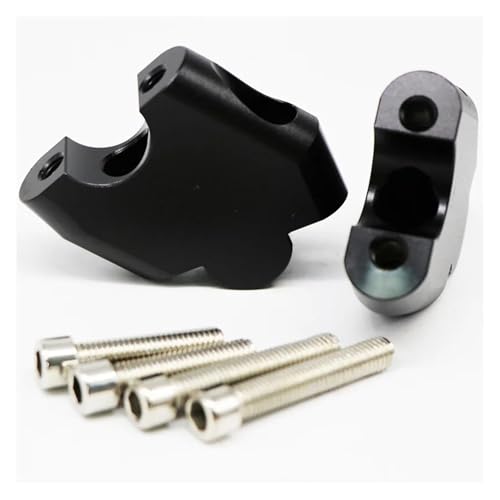 SVTSTRQE Für CB500X CB500F NC750X CB300F CB400F CB650F CBR650F Motorrad-Lenkererhöhung 28 Mm Drag-Lenkerklemmung Verlängerungsadapter Motorrad-Lenker-Riser-Abstandshalter(Schwarz) von SVTSTRQE