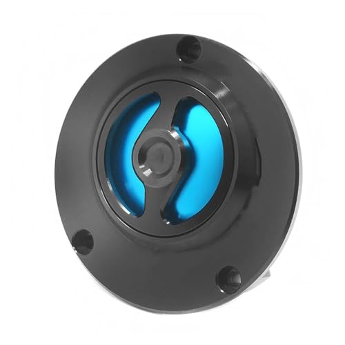 SVTSTRQE Für CBR1000RR-R CBR1000RRR 2021 2022 2023 2024 2025 Motorrad-Tankdeckel, Schlüsselloser Schnellverschluss-Tankdeckel Motorrad Tankdeckel(Blau) von SVTSTRQE