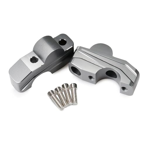 SVTSTRQE Für CRF1100L CRF1000L CB1000R CB650R CB 650 1000 R CRF 1000 1100 L Motorrad Lenker Riser Verlängern Adapter Halterung Motorrad-Lenker-Riser-Abstandshalter(Titan) von SVTSTRQE
