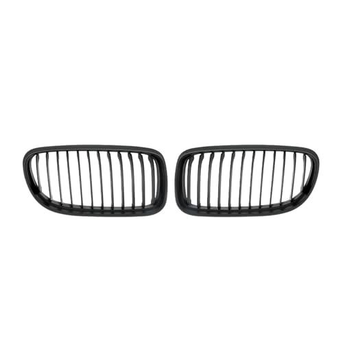 SVTSTRQE Kühlergrill vordere Stoßstange Frontgrills Im Single Line Stil Und Double Line Stil Für B&MW 3er E90 E91 2009–2012 Grill Kühlergrill(Einzeln-Mattschwarz) von SVTSTRQE