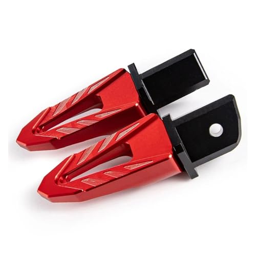 SVTSTRQE Motorrad Fußrasten Für Y&amaha MT03 MT09 MT07 MT 03 07 09 MT-07 2014–2022 Motorrad-Beifahrerpedale(Rot) von SVTSTRQE