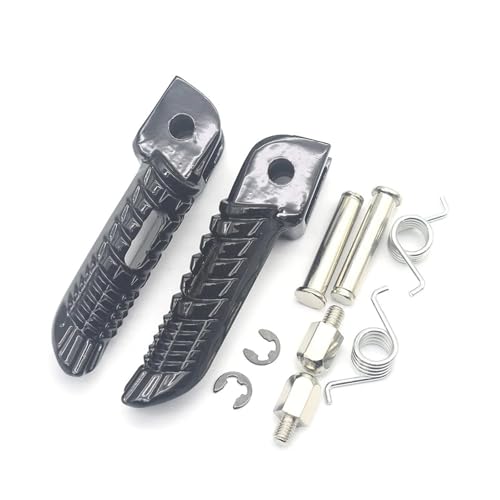 SVTSTRQE Motorrad Fußrasten Fußrastenhalterung Für Suzuki GSXR600 GSXR750 GSXR 600 750 2011–2018 GSXR1000 GSX-R 1000 2009–2017(Schwarz) von SVTSTRQE