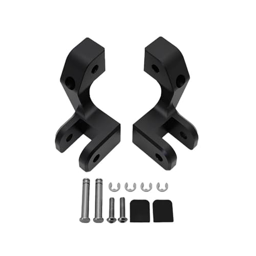 SVTSTRQE Motorrad Fußrasten Passenger Footrest Lowering Rider Foot Pegs Footpeg Lowering Kit for B&MW R1300GS R 1300 GS R 1300GS ADV 2023 2024(Schwarz) von SVTSTRQE