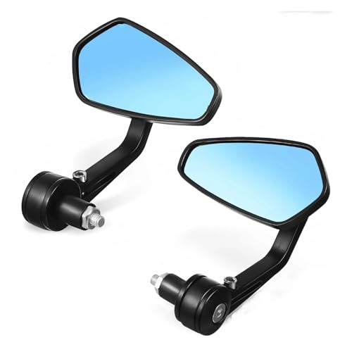 SVTSTRQE Motorrad Rückspiegel Für Cfmoto 150nk 250nk 450nk 450mt 800nk 250cl 450cl Motorrad 7/8" Lenkerende Rückfahrkamera CNC Spiegel Motorrad Seitenspiegel(BLAU) von SVTSTRQE