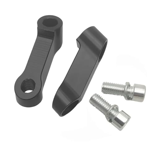 SVTSTRQE Universal-Rückspiegelverlängerung Motorrad Adapter Modifizierte Vordere Transferbasis Verbreiterungshalterung M10 M8 Motorrad-Lenker-Riser-Abstandshalter(M8) von SVTSTRQE