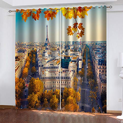 Gardinen Kinderzimmer Blickdichter Vorhang 200X214Cm 2 Stücke 3D Städtische Architekturlandschaft Muster Verdunklungsvorhänge Schlafzimmer Wohnzimmer Dekoration Ösenschal Kinder Thermovorhang Gardinen Kinderzimmer Blickdichter Vorhang 200X214Cm 2 Stücke 3D Städtische Architekturlandschaft Muster Verdunklungsvorhänge Schlafzimmer Wohnzimmer Dekoration Ösenschal Kinder Thermovorhang von SVTUSR