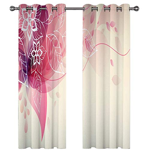 SVTUSR Verdunkelungsvorhang Kinderzimmer Junge Mädchen Blickdichter Ösenvorhang 3D Abstrakte Blumenkunst Muster Ösenschal 2Er Set 280X260Cm Vorhänge Schlafzimmer Thermo Gardinen Fensterdekoration SVTUSR Verdunkelungsvorhang Kinderzimmer Junge Mädchen Blickdichter Ösenvorhang 3D Abstrakte Blumenkunst Muster Ösenschal 2Er Set 280X260Cm Vorhänge Schlafzimmer Thermo Gardinen Fensterdekoration von SVTUSR