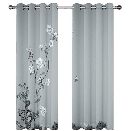Vorhang Blickdicht 3D Blumen- Und Schmetterlingsdruck Muster Ösenschal 2Er Set 280X260Cm Fenster Gardinen Mit Ösen Verdunkelungsvorhang Wohnzimmer Kinderzimmer Thermovorhang Schallschutz Vorhänge Vorhang Blickdicht 3D Blumen- Und Schmetterlingsdruck Muster Ösenschal 2Er Set 280X260Cm Fenster Gardinen Mit Ösen Verdunkelungsvorhang Wohnzimmer Kinderzimmer Thermovorhang Schallschutz Vorhänge von SVTUSR