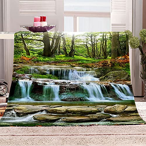 Wohndecke Kuscheldecke Flauschige & Warme Flanell Decke 80X150Cm Super Flausch Fleecedecke Sofadecke Mit Wald Flusslandschaft Muster Als Sofaüberwurf Decke Oder Wohnzimmerdecke Wohndecke Kuscheldecke Flauschige & Warme Flanell Decke 80X150Cm Super Flausch Fleecedecke Sofadecke Mit Wald Flusslandschaft Muster Als Sofaüberwurf Decke Oder Wohnzimmerdecke von SVTUSR
