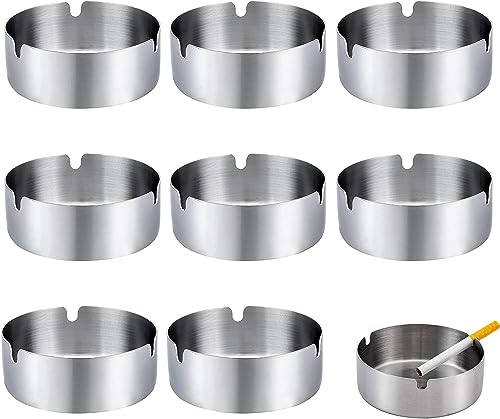 Edelstahl Aschenbecher, 8 Runden Edelstahl Aschenbechern, 8cm Tischplatte Aschenbecher, Moderne Tischplatte Aschenbecher, Kann Für Zuhause, Büro, Restaurant, Bar Verwendet Werden Edelstahl Aschenbecher, 8 Runden Edelstahl Aschenbechern, 8cm Tischplatte Aschenbecher, Moderne Tischplatte Aschenbecher, Kann Für Zuhause, Büro, Restaurant, Bar Verwendet Werden von SVUPUE
