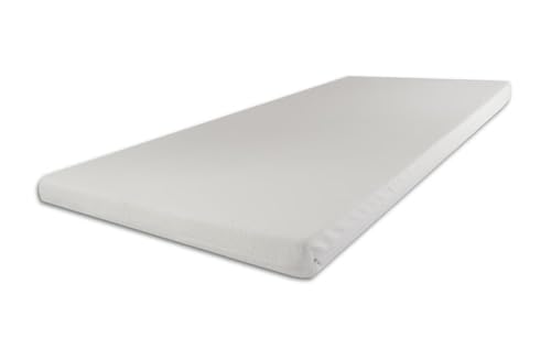 SW Bedding Viscoelastische Matratzenauflage 200 x 90 x 7cm H2 mit Bezug SANcare Boxspringbett Auflage von SW Bedding