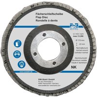 SW-Stahl 82311L Fächerschleifscheibe i Schleifscheiben 115mm für Winkelschleifer i NK80 i 10 Stück von SW STAHL