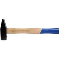 SW-Stahl 50109L Schlosserhammer 2000g I Hammer mit Holzgriff aus Esche I Hammer Werkzeug mit vergossenem Ringkeil I Hammer Holzstiel doppelt von SW STAHL