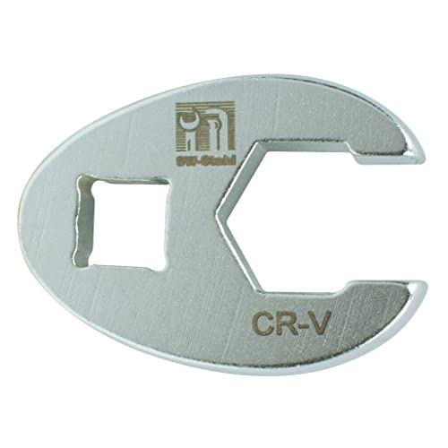 SW-Stahl 01480L-13 Offener Ringschlüssel, 13 mm, 3/8 Zoll I Chrom-Vanadium-Schlüssel I Hahnenfußschlüssel I Bremsleitungsschlüssel I Doppelringschlüssel I Werkzeug für Klimaanlagen von SW-Stahl