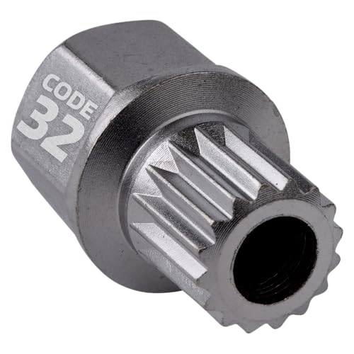 SW-Stahl 02381L-3 Felgenschloss Adapter 32 I geeignet für BMW I Felgenschlösser lösen I Radsicherung Felgenschloss Demontage Werkzeug I Felgenschloss Ausdreher I Felgensicherung Schlüssel von SW-Stahl