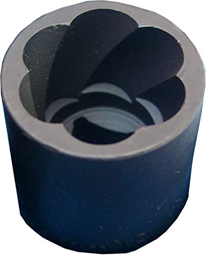 SW-Stahl 05545L-19 Spiralnuteneinsatz 1/2 19 mm I 1/2 Zoll Vierkant Nuss | CrMo Spezialstahl | Länge 50 mm | Schraubenausdreher für beschädigte Muttern & Schrauben | Spiralnuten Profil von SW-Stahl
