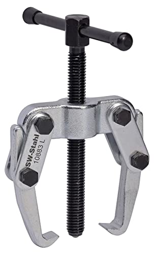 SW-Stahl 10883L Mini Laschenabzieher 10-60mm I Abzieher Werkzeug 2-armig mit T-Griff I Innen- und Außenabzieher von SW-Stahl