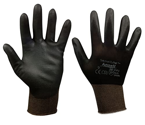 SW-Stahl 11562L Nylon Feinstrickhandschuhe Größe 10/XL I schwarze Arbeitshandschuhe 10 Paare mit PU-Beschichtung SW-Stahl 11562L Nylon Feinstrickhandschuhe Größe 10/XL I schwarze Arbeitshandschuhe 10 Paare mit PU-Beschichtung von SW-Stahl