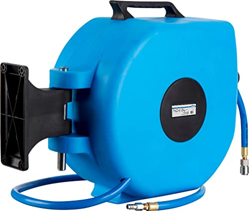 SW-Stahl 25061L Druckluftschlauch Aufroller I 15 Meter I 1/4 Zoll I Innendurchmesser 12,5 mm von SW-Stahl