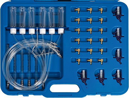 SW-Stahl 26110L Rücklaufmengenprüfer, 31-teilig I Common-Rail Injektor Tester I Diesel Injektor Prüfset I Injektor Rücklaufmengen Messgerät I Kraftstoffsystem Prüfgerät von SW-Stahl
