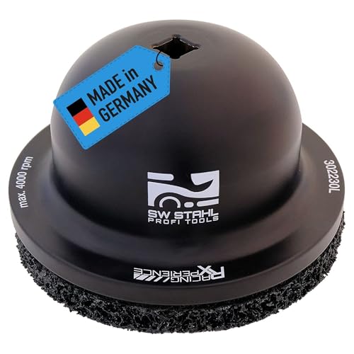 SW-Stahl 302230L Aluminium Radnabenschleifer Racing Experience I Made in Germany I Aufsatz für Schlagschrauber I Radnaben Reiniger I Multitool Schleifaufsatz von SW-Stahl