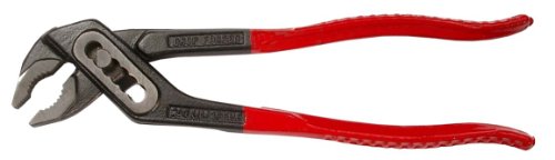 SW-Stahl 41900SB Wasserpumpenzange 240 mm I mit durchgestrecktem Gewerbe und Klemmschutz I Zange aus Chrom Vanadium Stahl I schwarz und blaue Wasserpumpenzange I in Blister Verpackung von SW-Stahl
