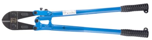 SW-Stahl 45080L Bolzenschneider 920 mm I Bolzenschneider groß mit Gummigriff I Bolzenschere Durchmesser 12 mm I Messer nachstellbar I großer Bolzenschneider I Schneidwerkzeuge von SW-Stahl