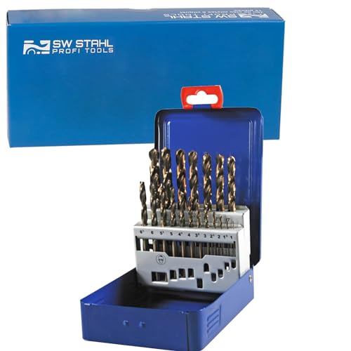 SW-Stahl 80625L Spiralbohrersatz, HSS-E Co5, 1-13 mm, 25-teilig SW-Stahl 80625L Spiralbohrersatz, HSS-E Co5, 1-13 mm, 25-teilig von SW-Stahl