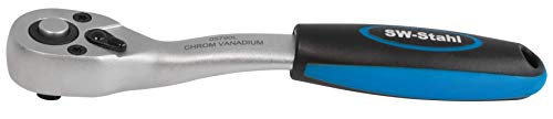 SW-Stahl 05790L Umschaltknarre 1/4 Zoll, ergonomisch I 72 Zähne feinverzahnte Ratsche I Chrom-Vanadium-Stahl langlebige Umschaltknarre I Zwei-Komponenten-Griff, rutschfester Drehgriffantrieb SW-Stahl 05790L Umschaltknarre 1/4 Zoll, ergonomisch I 72 Zähne feinverzahnte Ratsche I Chrom-Vanadium-Stahl langlebige Umschaltknarre I Zwei-Komponenten-Griff, rutschfester Drehgriffantrieb von SW-Stahl