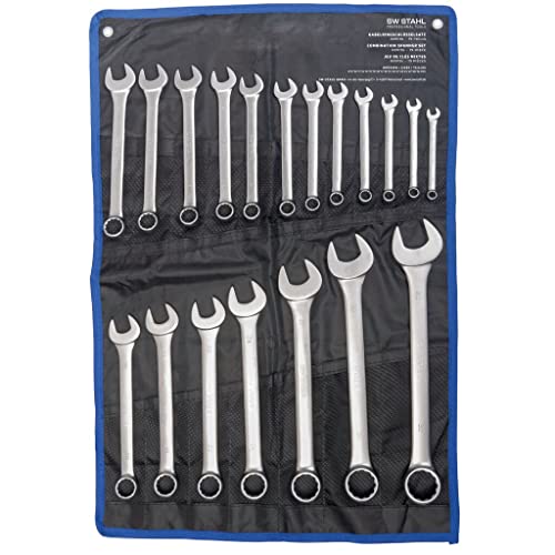 SW-Stahl 00919L Gabelringschlüsselsatz 8-32 mm, 19-teilig I Ringschraubenschlüssel I Doppel-Schraubenschlüssel I Ringschlüssel-Set I Maulschlüssel I Ringmaulschlüssel SW-Stahl 00919L Gabelringschlüsselsatz 8-32 mm, 19-teilig I Ringschraubenschlüssel I Doppel-Schraubenschlüssel I Ringschlüssel-Set I Maulschlüssel I Ringmaulschlüssel von SW-Stahl
