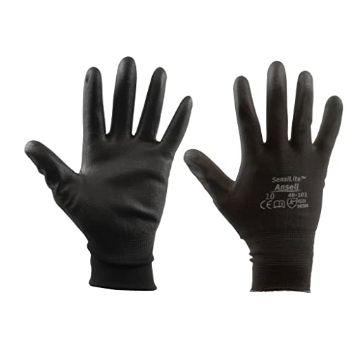 SW-Stahl 11561L Nylon Feinstrickhandschuhe Größe 9 I Nylon Arbeitshandschuhe PU-Beschichtung schwarz I Arbeitshandschuhe EN 388 I Montagehandschuhe Gr 9 I Montage Handschuhe für Arbeit SW-Stahl 11561L Nylon Feinstrickhandschuhe Größe 9 I Nylon Arbeitshandschuhe PU-Beschichtung schwarz I Arbeitshandschuhe EN 388 I Montagehandschuhe Gr 9 I Montage Handschuhe für Arbeit von SW-Stahl