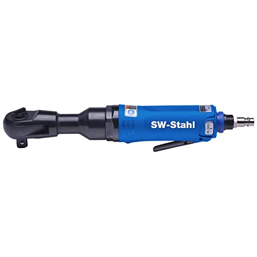 SW-Stahl S3290 IMPACT-Druckluft-Ratschenschrauber I Vierkant 1/2 Zoll I max. Drehmoment 122 Nm I Werkstatt Druckluftwerkzeug mit Stift-Schlagwerk von SW-Stahl